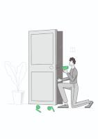 Установка межкомнатной двери