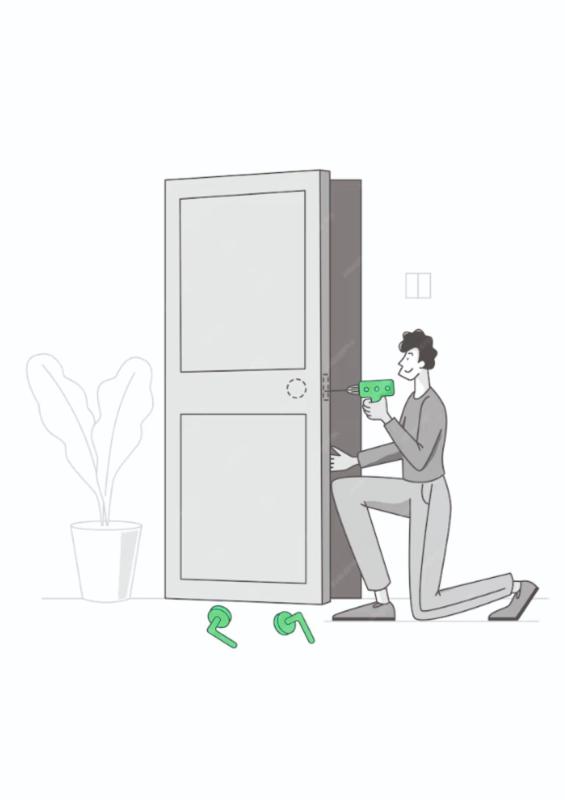 Установка межкомнатных дверей Установка межкомнатных дверей