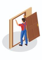 Демонтаж металлической двери