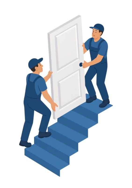 Погрузо-разгрузочные работы для межкомнатной двери Погрузо-разгрузочные работы для межкомнатной двери