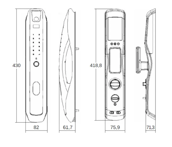 Электронный замок Morgan Secret с видеокамерой